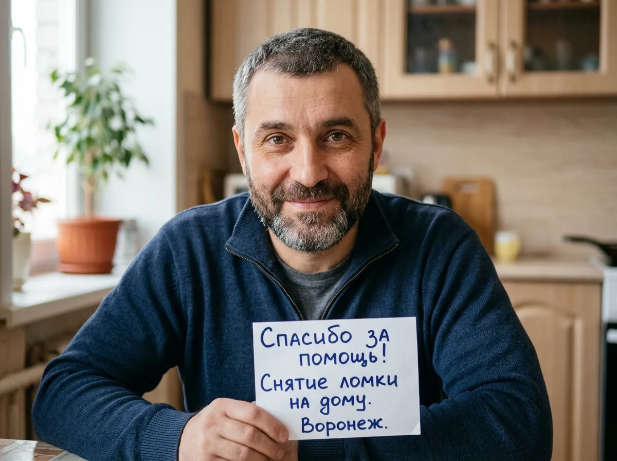 Аватар Алексея Романовича, мужчина 47 лет, Воронеж, отзыв о снятии наркотической ломки на дому